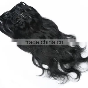 the Best Sale Wholesale Most Popular Ombre Hair Extension Clip In Hair thumbnail-5