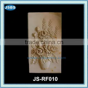 JS-RF010Sunsetred Chrysanthemum Marble Relief thumbnail-1