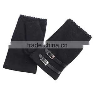 Women Fingerless Gloves Knitted Winter thumbnail-3
