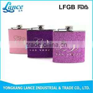 Customer Logo Printed Wholesale Bottle of Red Wine Hip Flask thumbnail-6