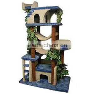 Decorative Wood Large Cat Tree thumbnail-1