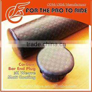 3K Matt Coating Bicycle Carbon End Plug thumbnail-1