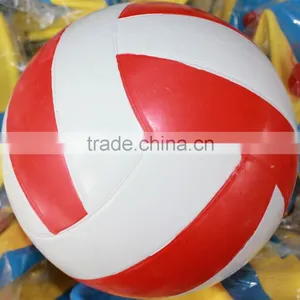 Red White Colorful Size 4 Rubber Volleyball Ball thumbnail-1