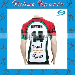 New Design Reasonable Price Full Dye Sublimation Rugby Jersey thumbnail-2