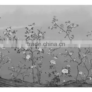 2016 Printing Special Effect Wallpaper, Pastoral Butterfly Wall Decal for Home Decorative , Art Wall Covering Wholesaler thumbnail-2