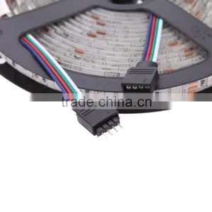 2*5M 5050 SMD RGB 600LEDs LED Strip Light Lamp 44Key + IR Remote Controller DC12V + Power Adapter AC100-240V thumbnail-5