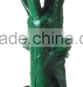 Figurine Shaped Hand Crafted Smoking Pipes - Green Leafman thumbnail-5