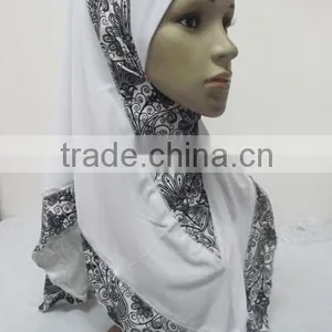 H281 New Style One Piece Hijab With Prints thumbnail-5