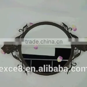 Shabby Cottge Chic Small Wal Mirror Leaves for Home Decor thumbnail-1