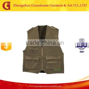 Roomy Fit Multi Pockets Fishing Vest With MESH Lining Made in China thumbnail-1