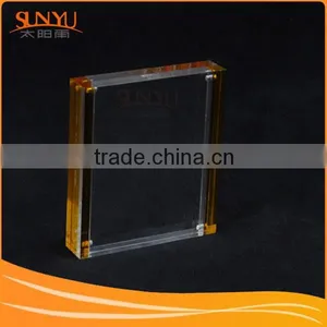 Small Size Clear Acrylic Photo Frame With Magnetic thumbnail-1