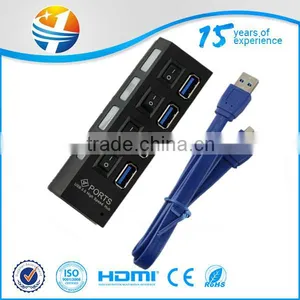 USB 3.0 Super Speed 10 Ports Black HUB Compatible With 2.0 thumbnail-1