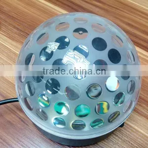 Attractive Stage Lighting Decorations Crystal LED Light Magic Spinning Disco Ball thumbnail-1