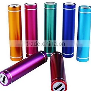 New Style, High Quality-cylinder Shape Portable Power Bank With Stainless Casing thumbnail-1