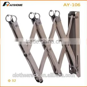 OEM Stainless Steel Wall Mounted Clothes Drying Rack thumbnail-2