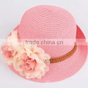 Women New Style Paper Straw Hat Summer Folding Straw Hats thumbnail-3
