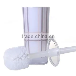 Concise Plastic Toilet Brush Set & Makeup Toilet Brush Holder thumbnail-2