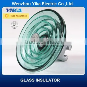 Wenzhou Yika IEC Toughened Glass Type Insulators U530B Glass Insulators Wholesale thumbnail-1