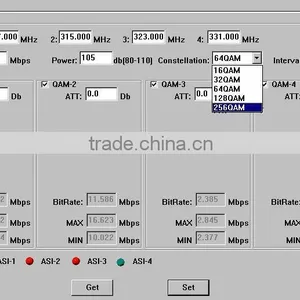 ASI Dvb--c Qam Modulator(4 ASI IN,4 QAM RF Out) thumbnail-4