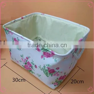WBF-1: Roda Wholesale Cotton and Linen Storage Box, Square Storage Box,home Storage Box,desktop Cosmetic Storage Box thumbnail-4