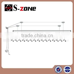 Pattern Metal and Plastic Floor Standing Clothes Drying Rack thumbnail-6