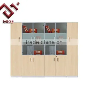 6 Doors Wood and Glass Files Cabinets thumbnail-1