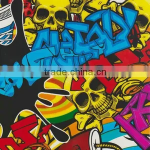 Factory Price RISHINE Wholesale Skull Pattern Hydrographics Film Water Transfer thumbnail-4