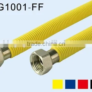 Stainless Steel Gas Hose With Yellow Cover/shrink thumbnail-3