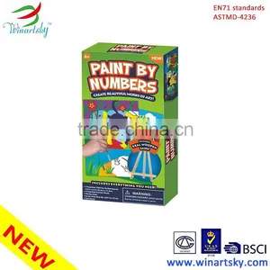 DIY Paint By Numbers Chinese Painting Non-toxic For Kids thumbnail-1