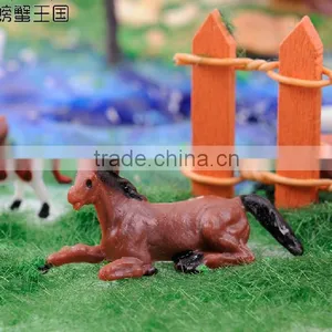 Miniature Plastic Model Animal for HO Scale, 1/87 Scale Resin Plastic Artificial Model Horse thumbnail-6