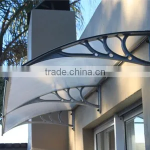 DIY Manual Clear Transparent Plastic Polycarbonate Awning thumbnail-3