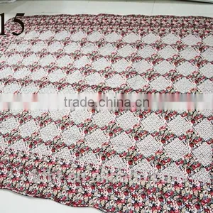Diamond Floral Patchwork Floor Mats / Patchwork Carpets thumbnail-1