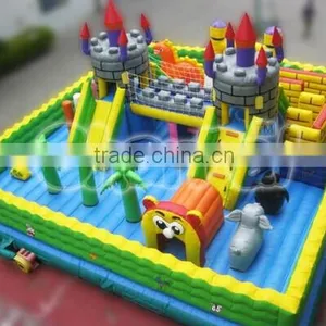CE Approved Popular Inflatable Obstacle Fun City thumbnail-1