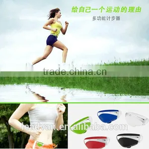 Super Mini Pedometer With LED Torch and Belt Clip thumbnail-1