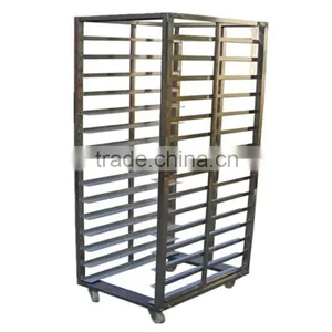 12 Trays Stainless Steel Rotary Trolley For Sale thumbnail-1