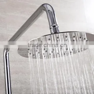 Super Thin Stainless Steel Bathroom Water Saving Rain Shower Head thumbnail-4