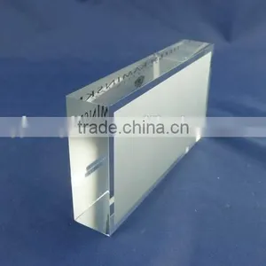 High Quality Solid Acrylic Block, Crystal Glass Block With Logo thumbnail-2