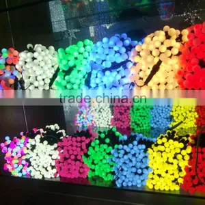 New Arrival Outdoor Christmas Lights Dual Color Led Ball String With Controller Memory thumbnail-2