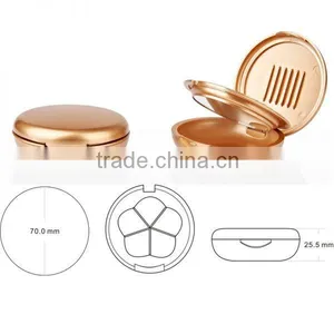Skylight Coffee Pressed Powder Case With Mirror thumbnail-2