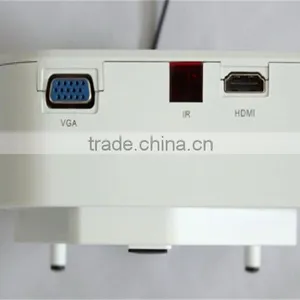 24W Mini Multimedia LCD Image System LED Projector Port - Black thumbnail-1