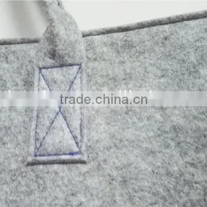 Eco-friendly Felt Tote Bag Felt Bag Organizer Promotional Wool Felt Bag thumbnail-4