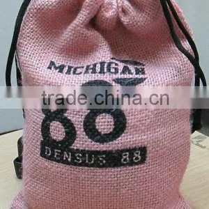Jute Draw String Pouch thumbnail-1