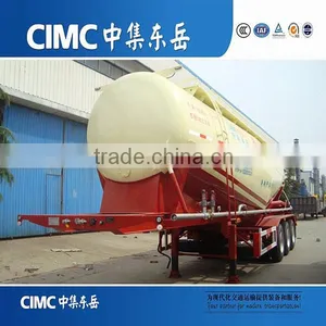 CIMC Silo Type Cement Trailer , Bulk Cement Tanker Price thumbnail-4