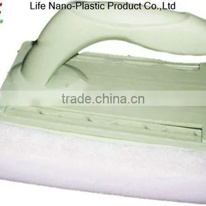 World Best Selling Cheap Goods From China Melamine Cleaning Sponge With Handle + Scouring Pad thumbnail-1