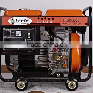 AC Single Phase Output Open Type Diesel Gensets 7kVA 7kW thumbnail-1
