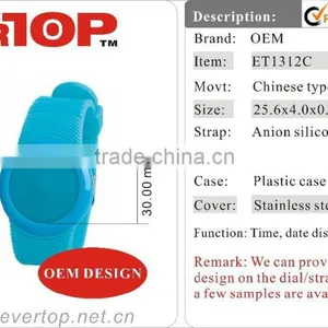 CHEAP GOOD PROMOTION GIFT LED WATCH ET1312D thumbnail-2