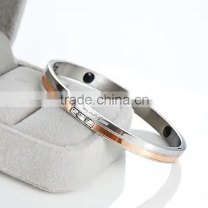 P083 Noproblem FDA Tourmaline Germanium Smart Sports Fitness Personalized Energy Bracelet thumbnail-3
