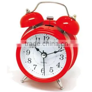 Custom Design Metal Table Alarm Clock For Promotion Gifts thumbnail-5