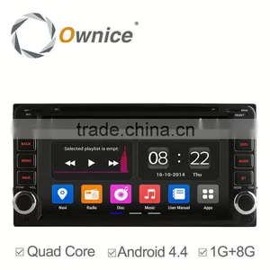 7" 2 Din Ownice Quad Core Android 4.4 Auto GPS Navi for Toyota Universal Built in Wifi Gps Radio thumbnail-1
