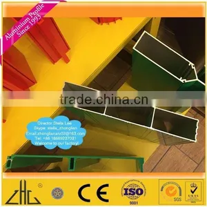 Wow!! Custom Anodized Matt Gunmetal Color Aluminium Extrusion With Logo/different Color Paint Aluminium Profile Cladding Coating thumbnail-6